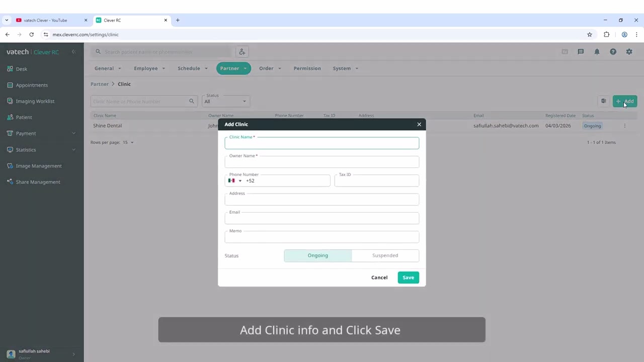 [Clever RC] Order Pricing Setup and Client Registration