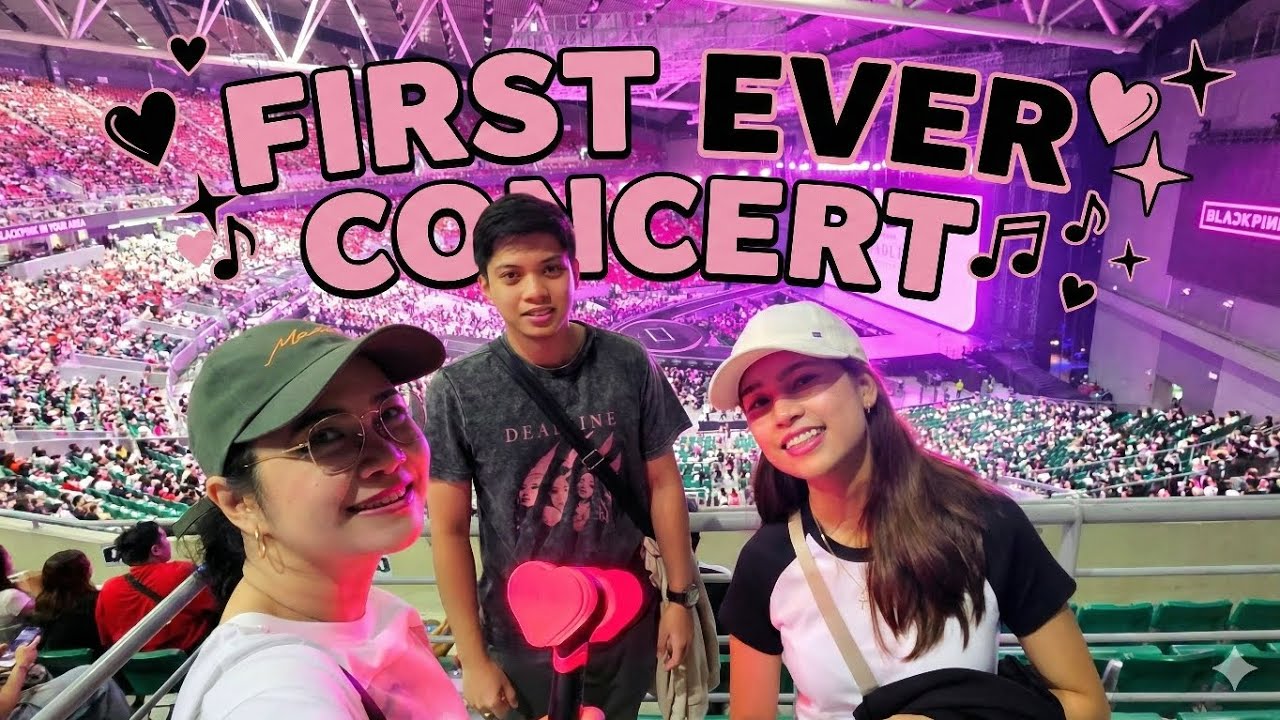Our first ever concert! BLACKPINK!!!