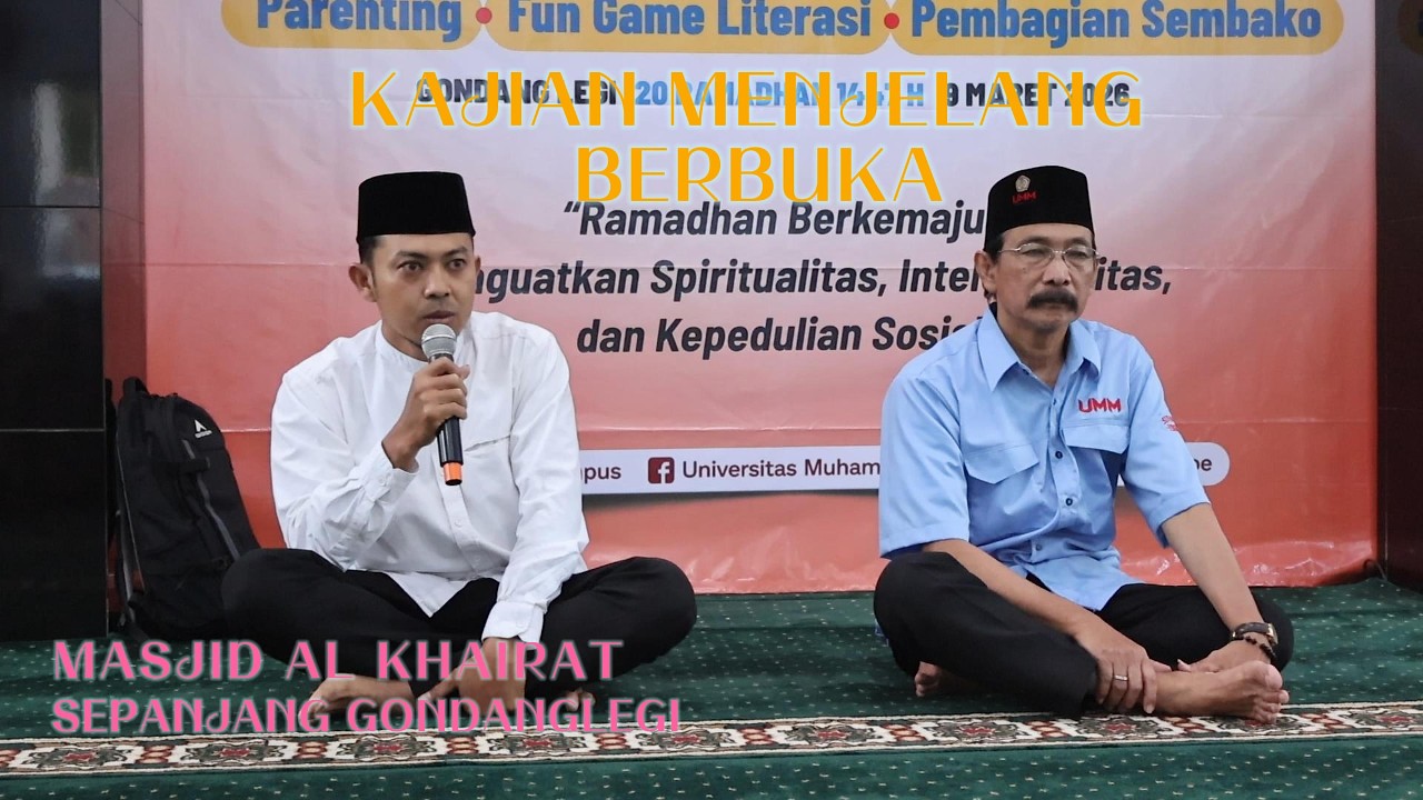 KAJIAN MENJELANG BERBUKA BERSAMA Dr. FARIDI