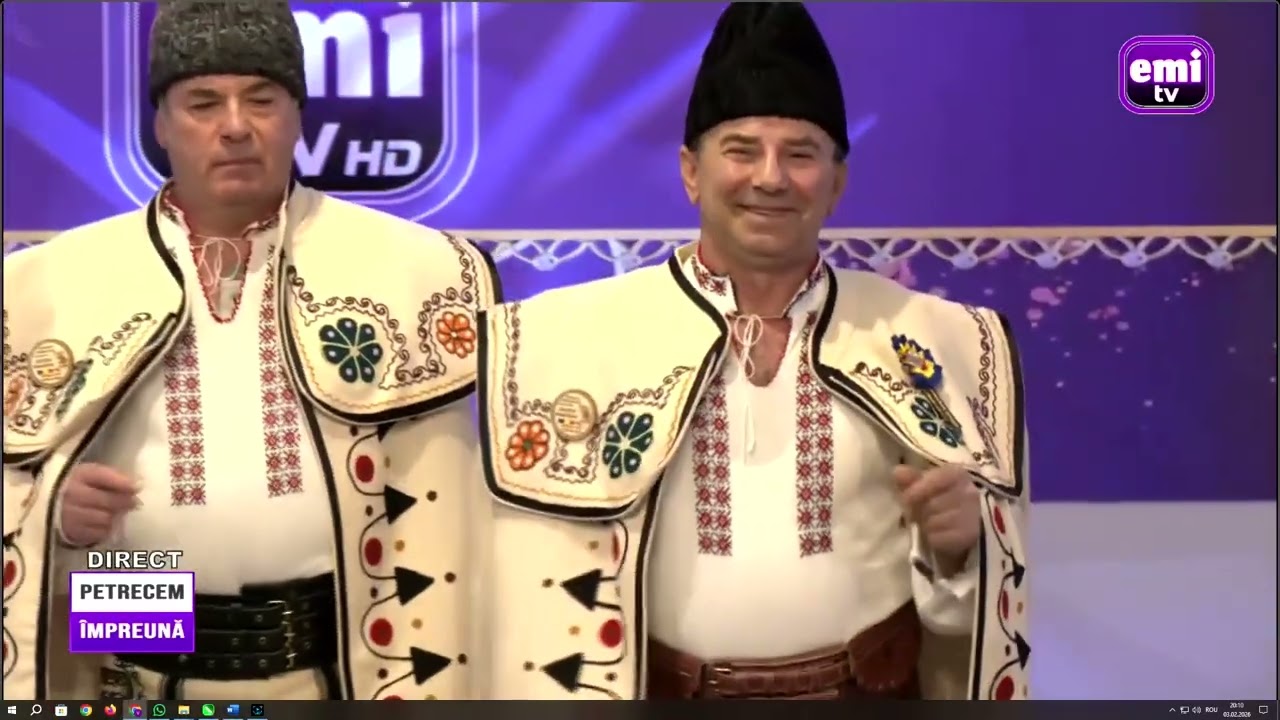 Grupul vocal Bujorelul la Emi TV
