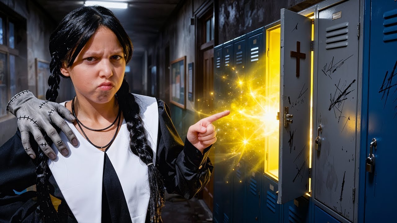 🕵️‍♀️ Co našla Wednesday ve škole? 📚 Amelka Karamelka Dark Stories