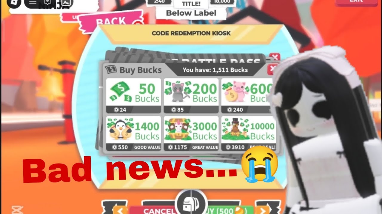 Bad new in adopt me...😭