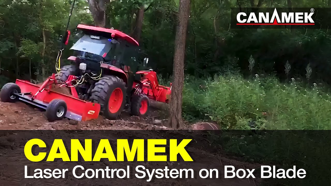 CANAMEK Laser Control System on Box Blade