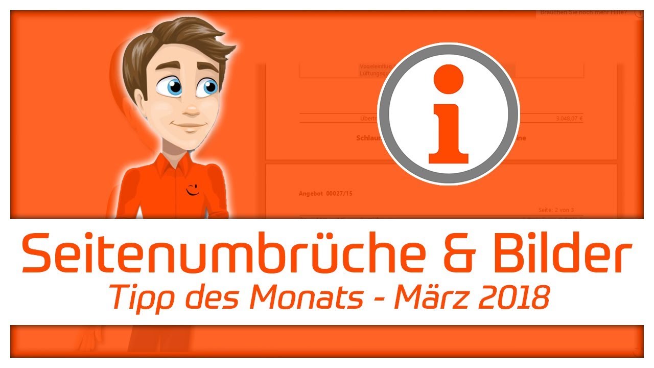 Seitenumbr&uuml;che und Bilder einf&uuml;gen | smarthandwerk