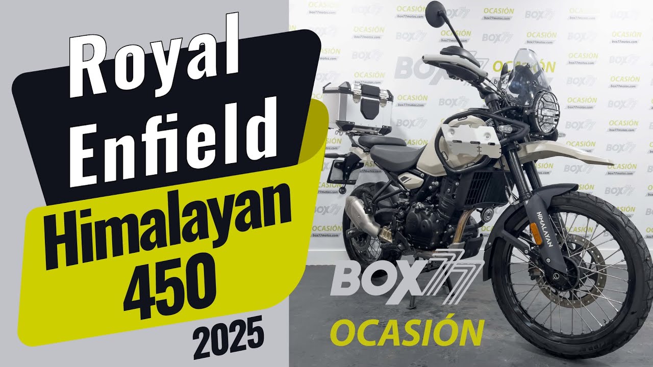 Vídeo de la Royal Enfield Himalayan 450 Kaza del 2025