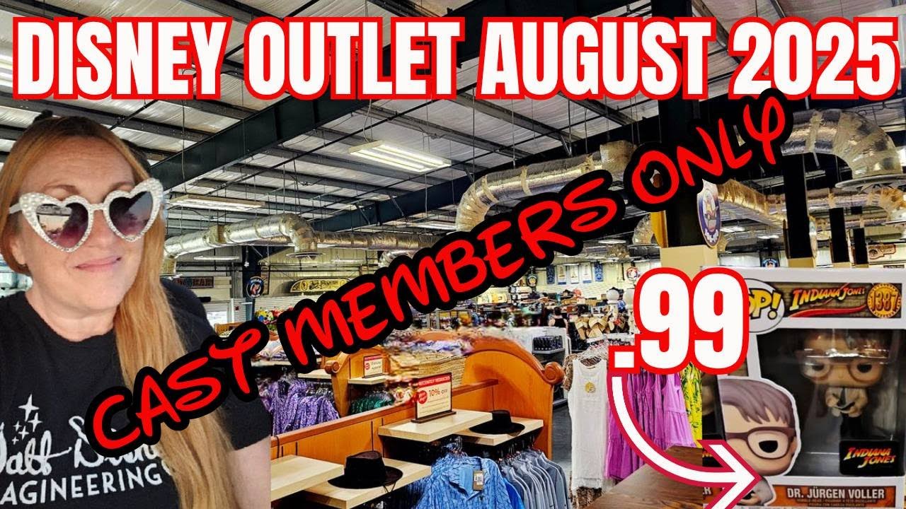 Disney Outlet Store for Cast Members! Cast Connection and Property Control! August 2025