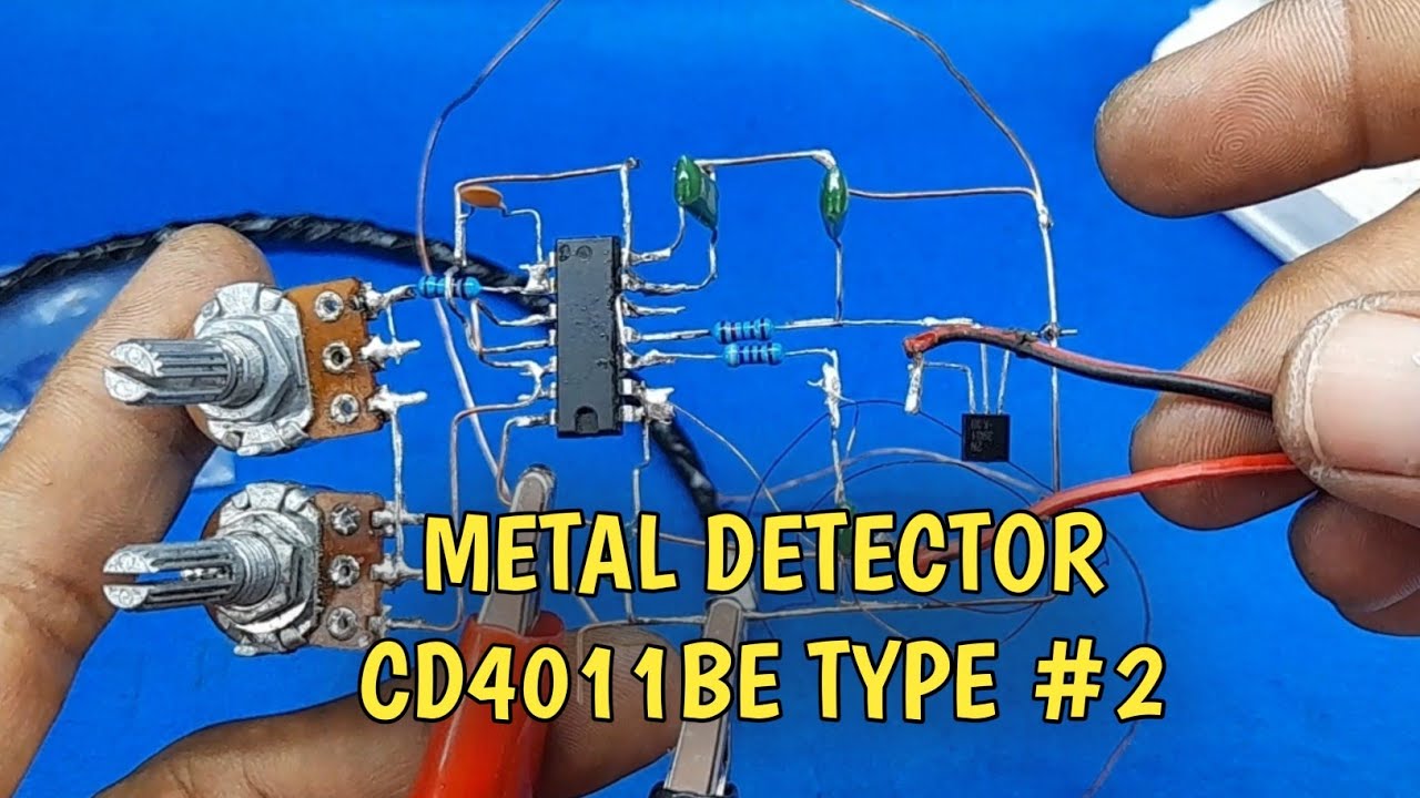 metal detector CD4011BE TYPE #2