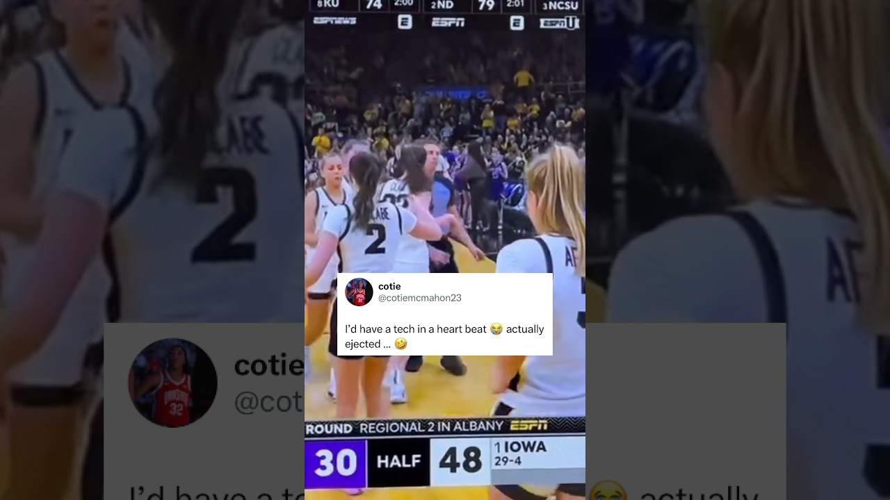 Ohio State&rsquo;s Cotie McMahon said she would&rsquo;ve had a tech if she did this instead of Caitlin Clark 👀