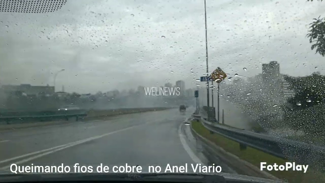 Queimando fios de cobre no Anel Viario