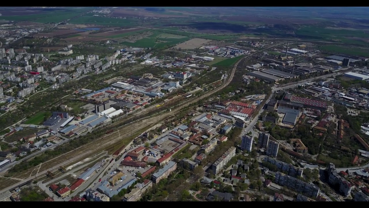 Shumen, city overview from the monument
