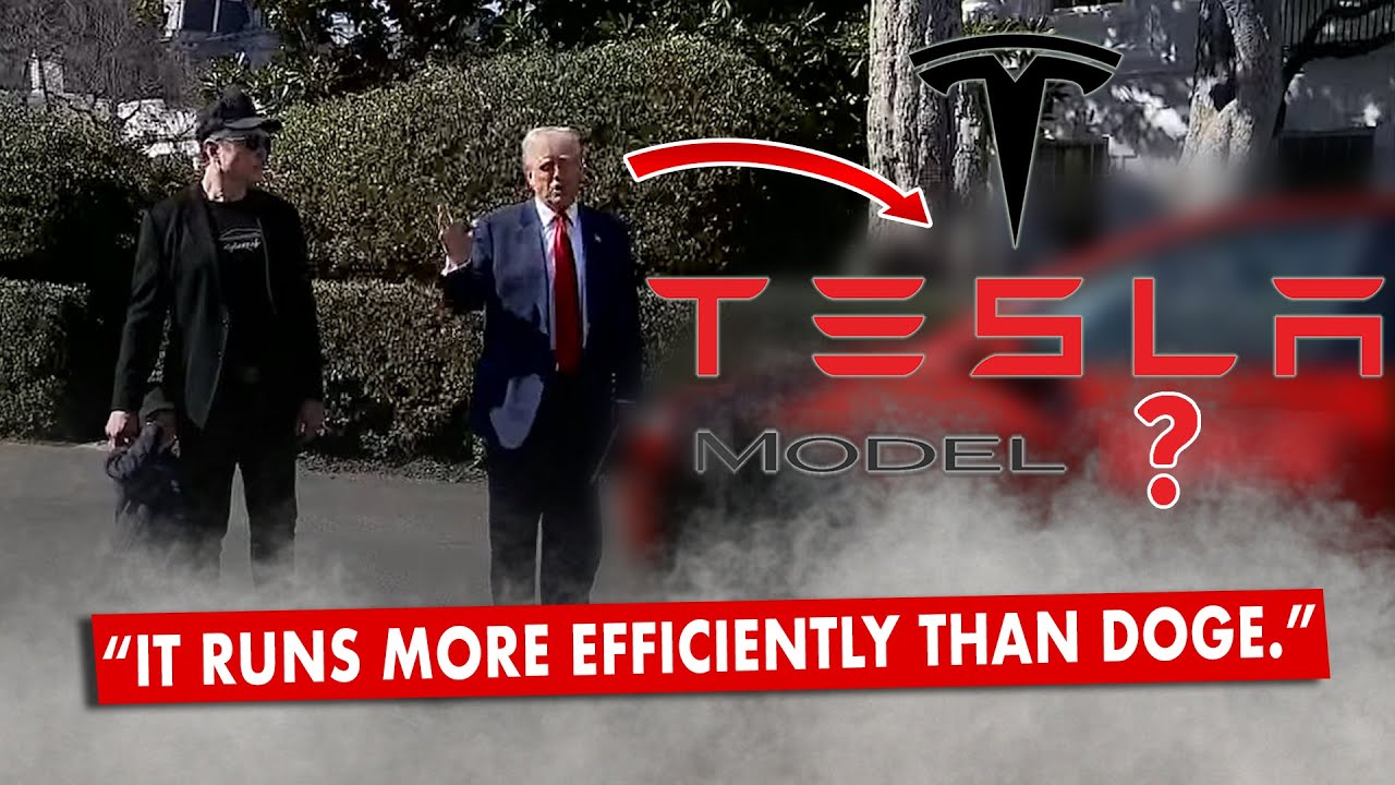Trump and Elon REVEAL BRAND NEW TESLA (Parody)