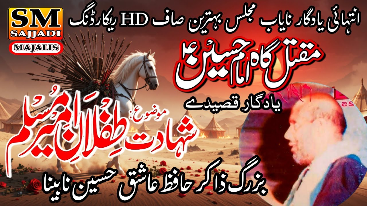Zakir Hafiz Ashiq Hussain Nabina | Maqtal | Shahadat Jori Ameer Muslim | SM Sajjadi Majalis