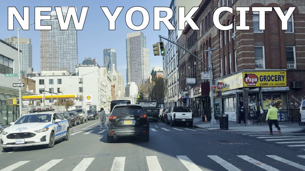 New York City |  Driving in Brooklyn, NYC #2 | 4K 120fps |