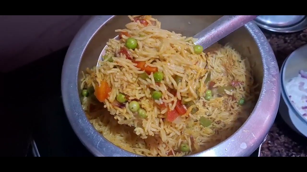 Vegetable Rice Recipe #cooking #food #foodlover