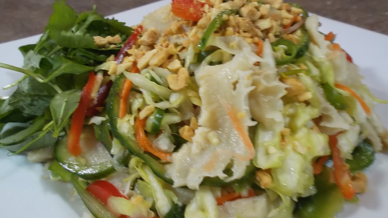 Beef Tripe Salad Recipe (Neorm Pouh Cow)
