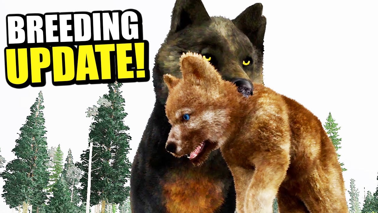 FINALLY PUPPIES UPDATE! Wolf Simulator Breeding & Den Building! - WolfQuest Anniversary BETA