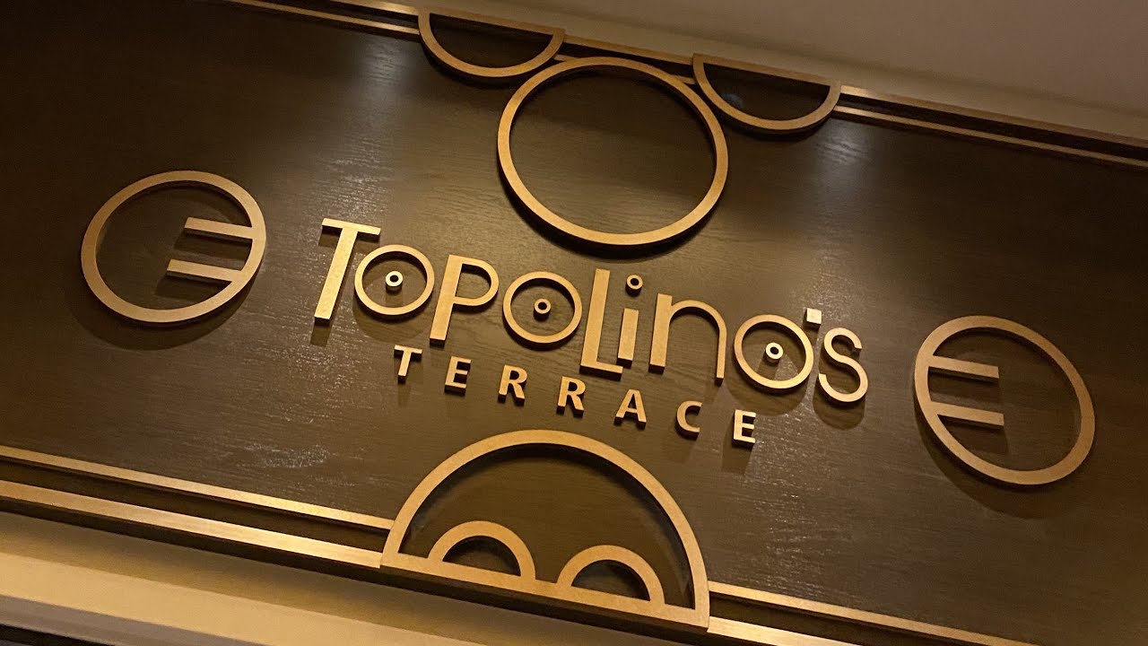 Dinner at Topolino's Terrace in Disney's Riviera Resort | Walt Disney World