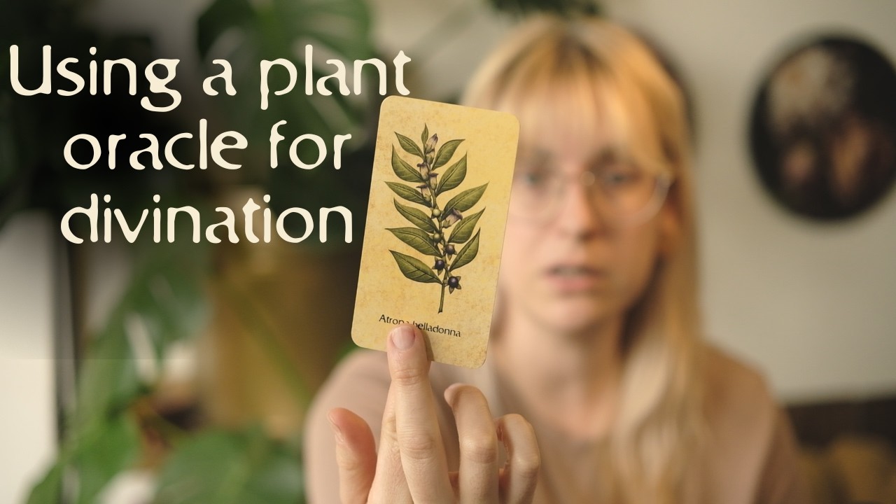 How to use plant oracle decks for divination | Intuitive and knowledge based reading