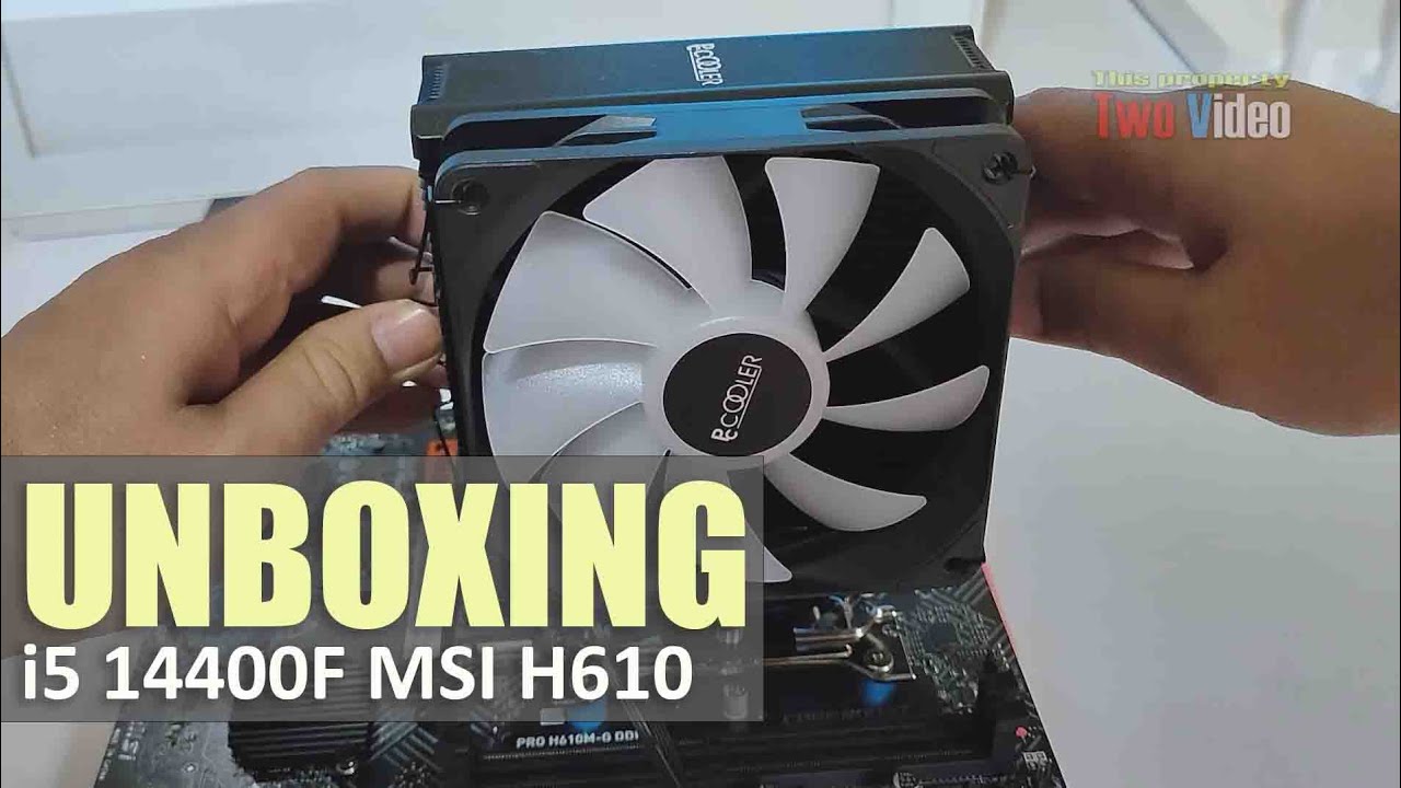 Core i5 14400F MSI Pro H610M G DDR4