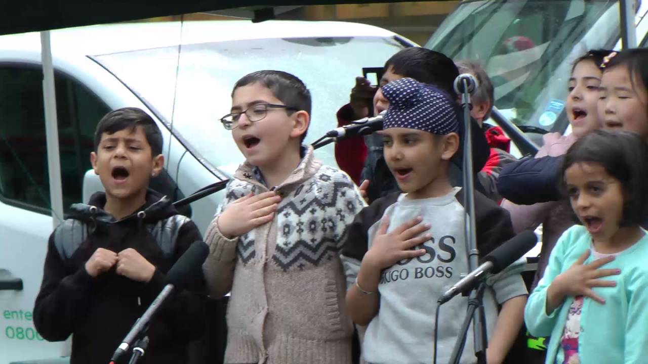 Childrens' Choir - two songs - One Sheffield Many Cultures 2016