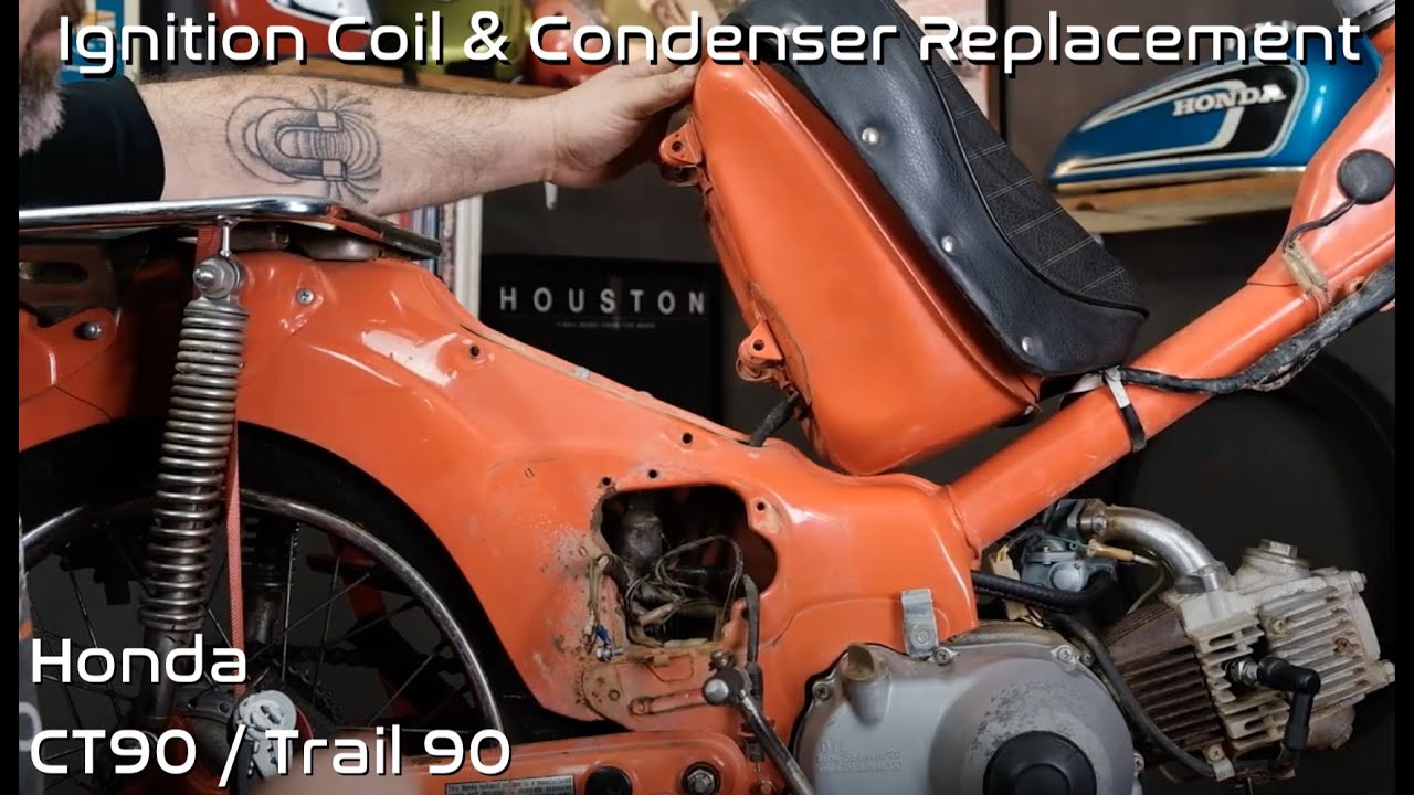 Honda CT90 / Trail 90 Ignition Coil & Condenser Replacement