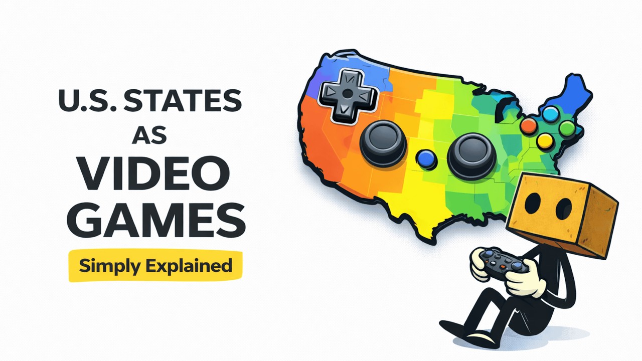 Every State as a Video Game