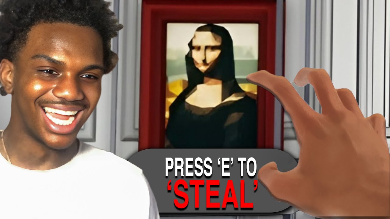 I Stole The MONA LISA in the WEIRDEST Way...