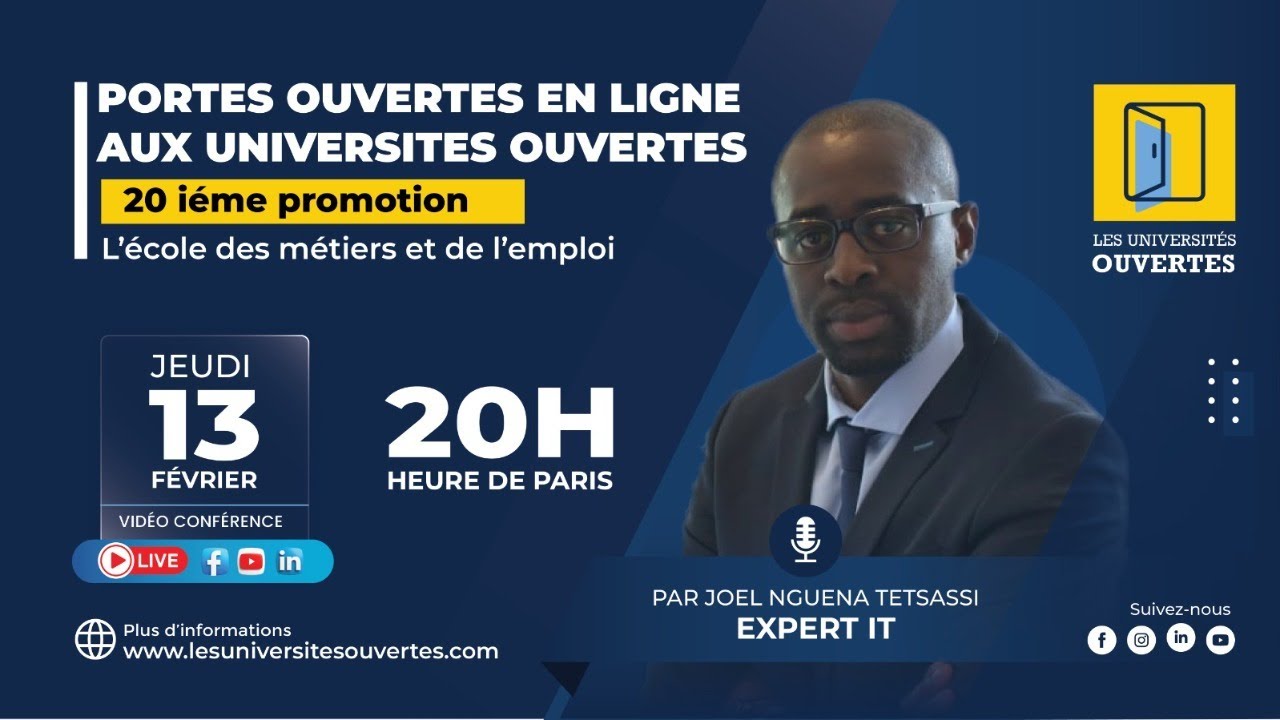 Portes ouvertes 20 ieme promotion
