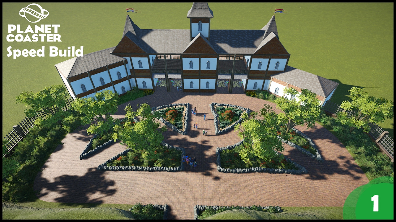 Planet Coaster | Speed Build #1 - Entrance