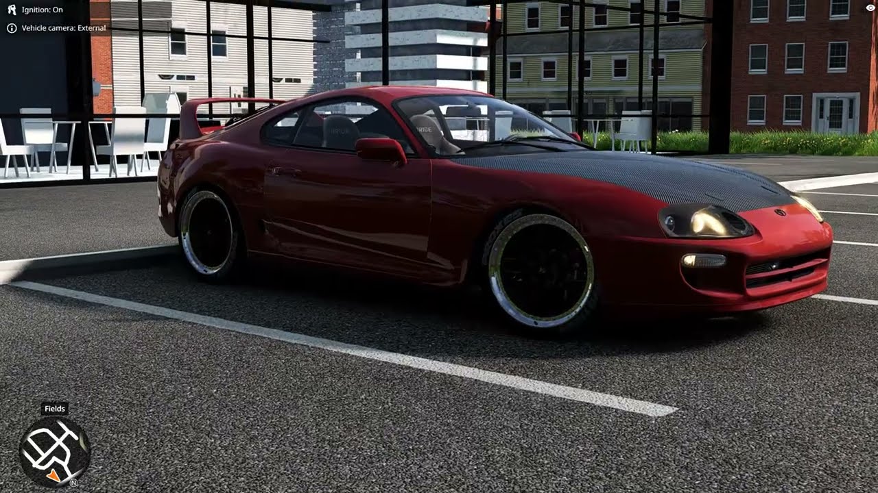 BeamNG Supra MK4 max tuning East Coast