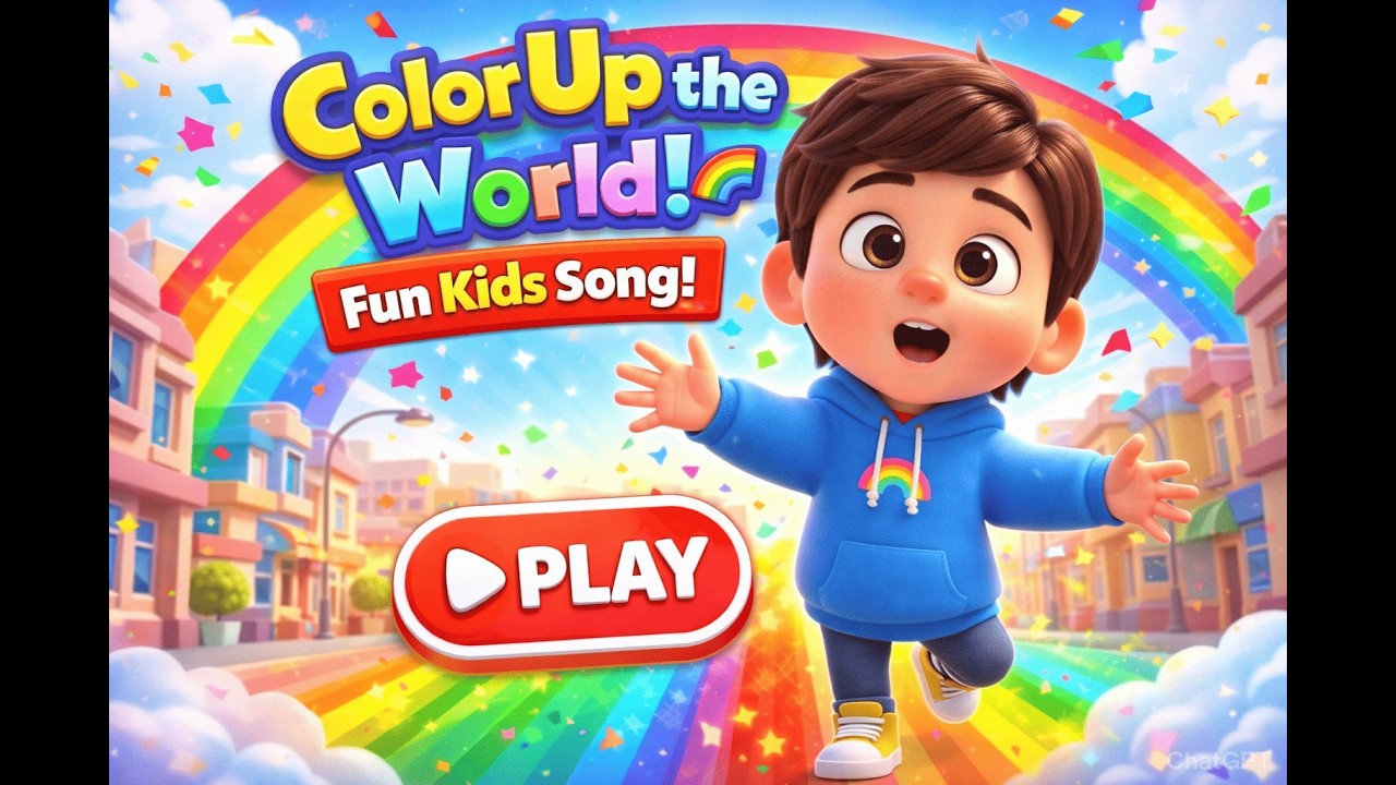 Let’s Color the World! 🎶 Super Fun Kids Song!