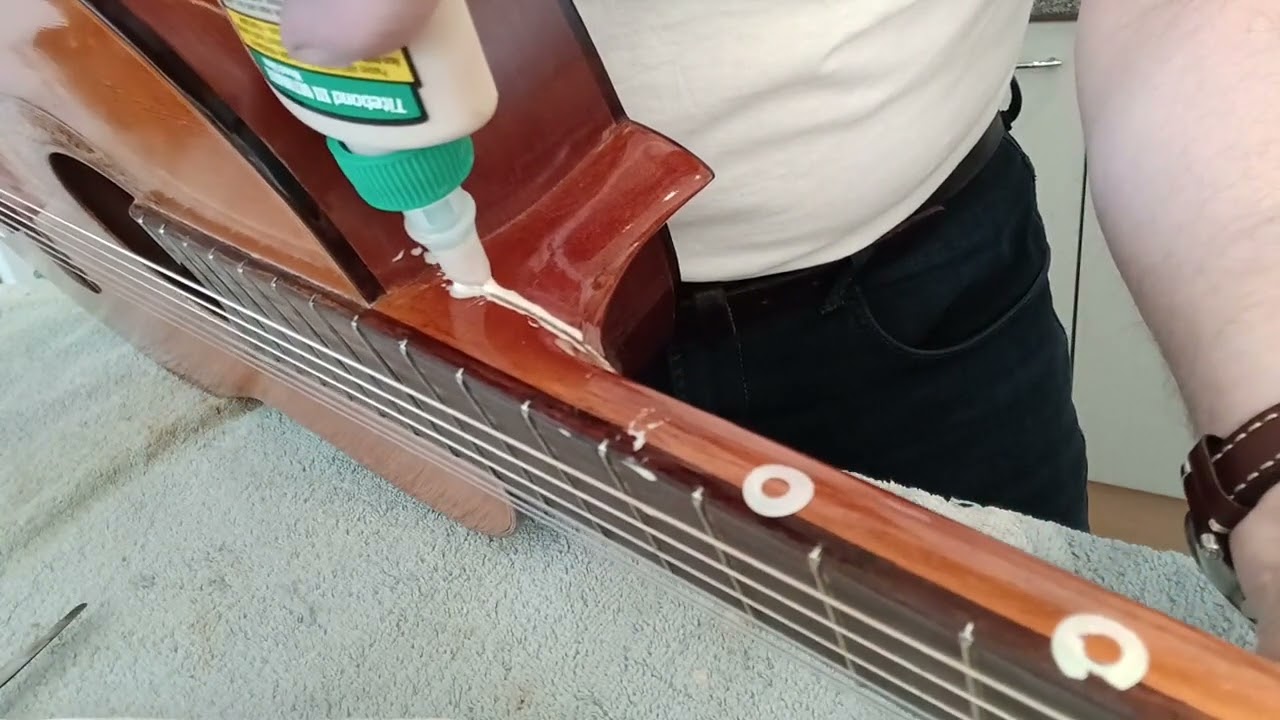 Boing Acoustic Classical concert guitar broken neck repair