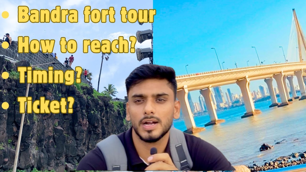 Bandra Fort, Mumbai ( Bandra Worli sea link view) #bandrafort  #bandraworlisealink #bandstand 