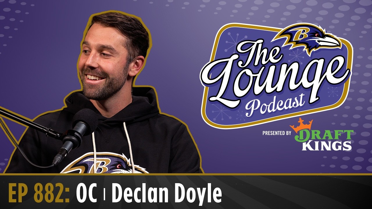 Declan Doyle Discusses Joining Ravens as New Offensive Coordinator | The Lounge Podcast