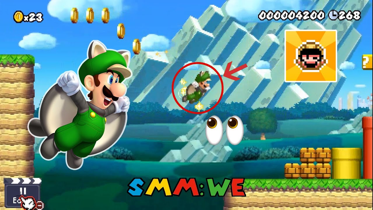 Luigi Ardilla Power Up | NSMBU | Sprite | SMMWE | Textura