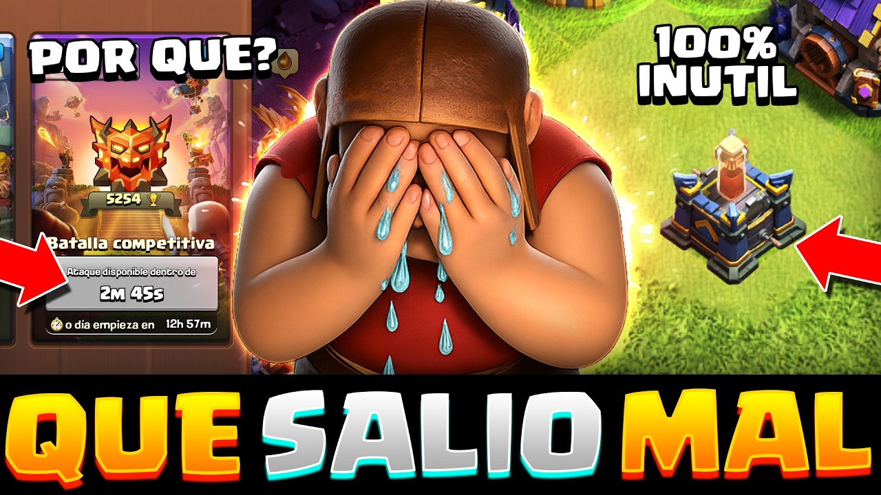 ❌ 7 ERRORES que CASI ARRUINAN la ÚLTIMA UPDATE de Clash of Clans – ¿Qué salió mal?