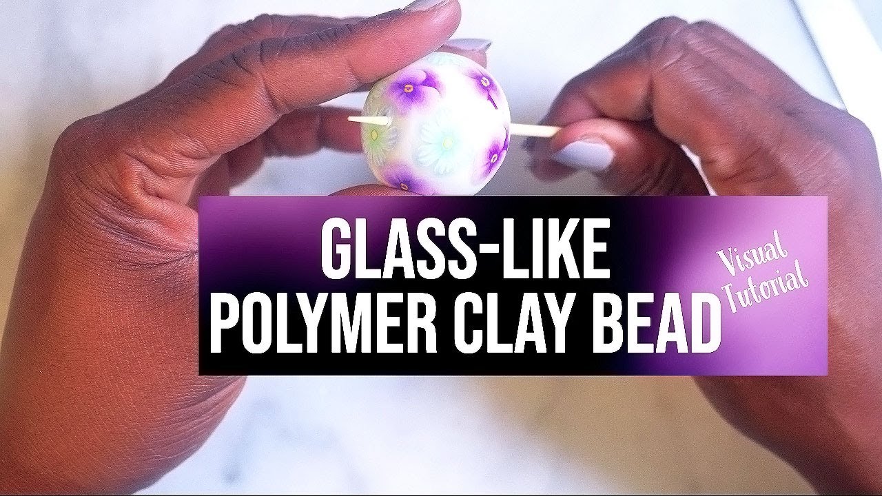 Translucent Glass-Like Flower Bead | Polymer Clay - The Most Beautiful Bead I Have Ever Made