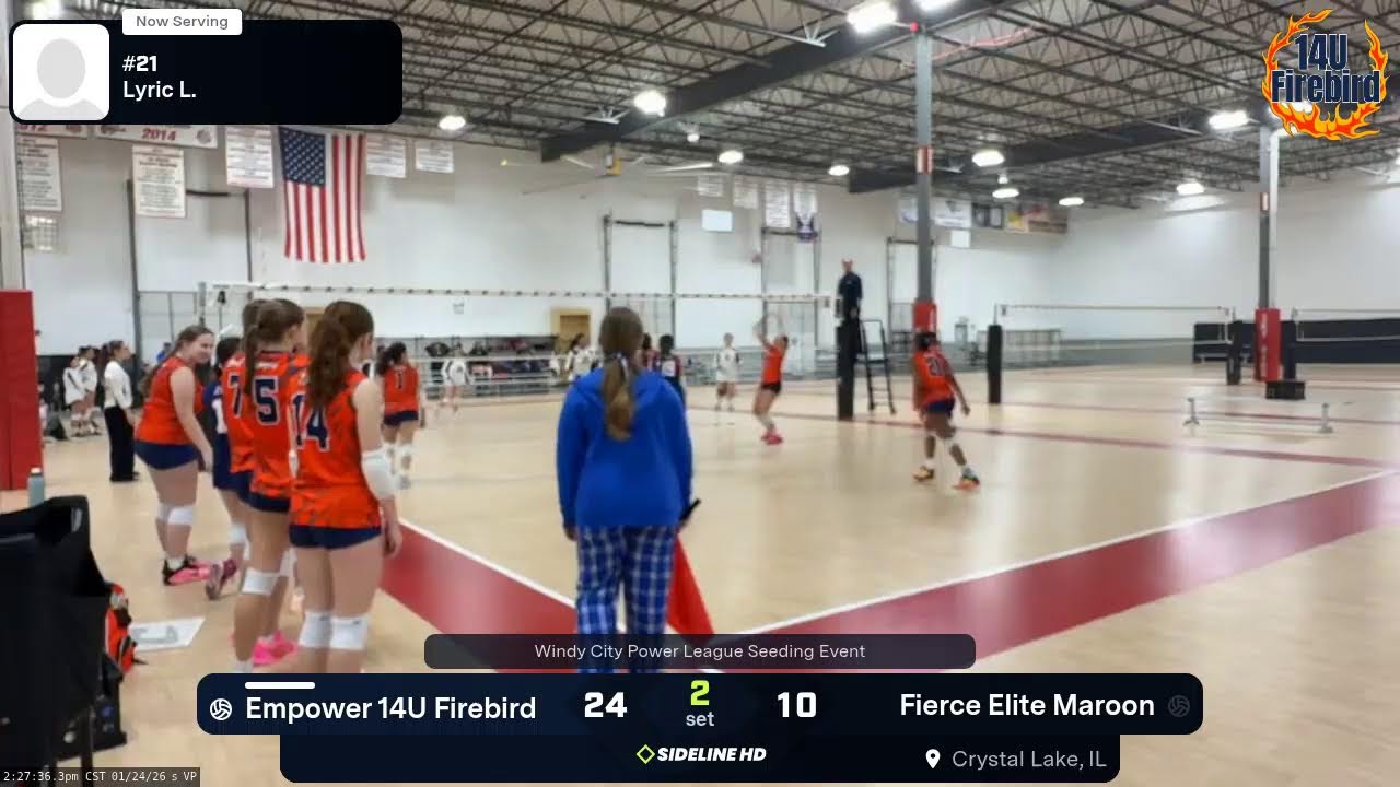 Empower 14U Firebird @ Fierce Elite Maroon (2026.01.24)