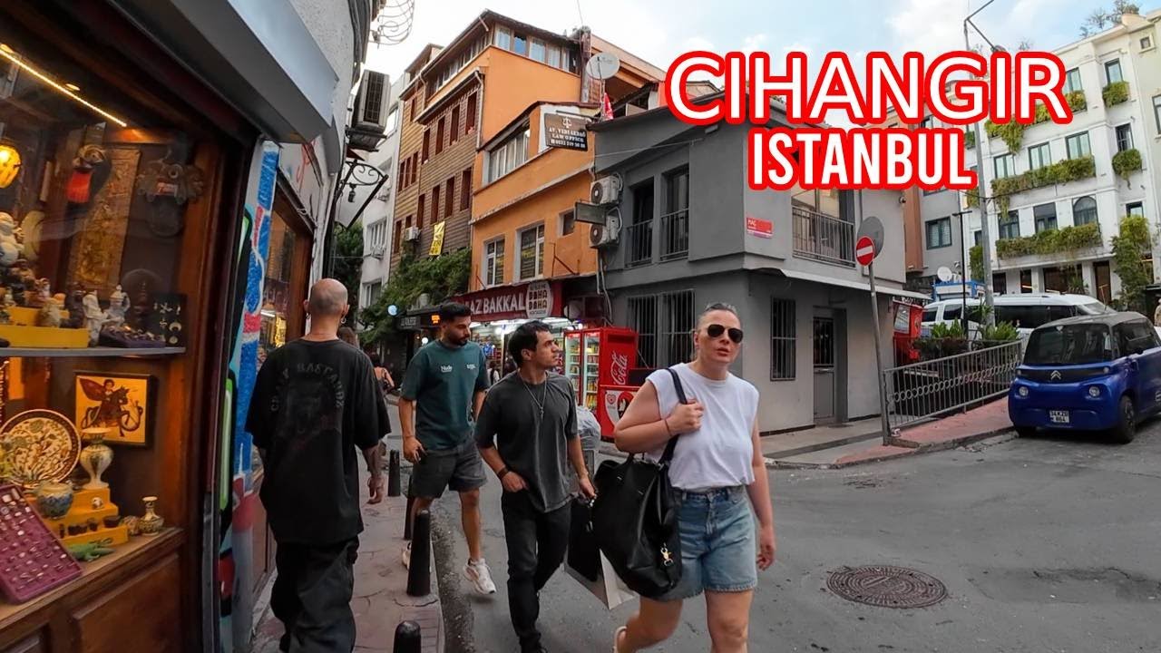 Cihangir Istanbul - 4K Walking Tour | Istanbul, Turkey (August 2025) | Lady Walks