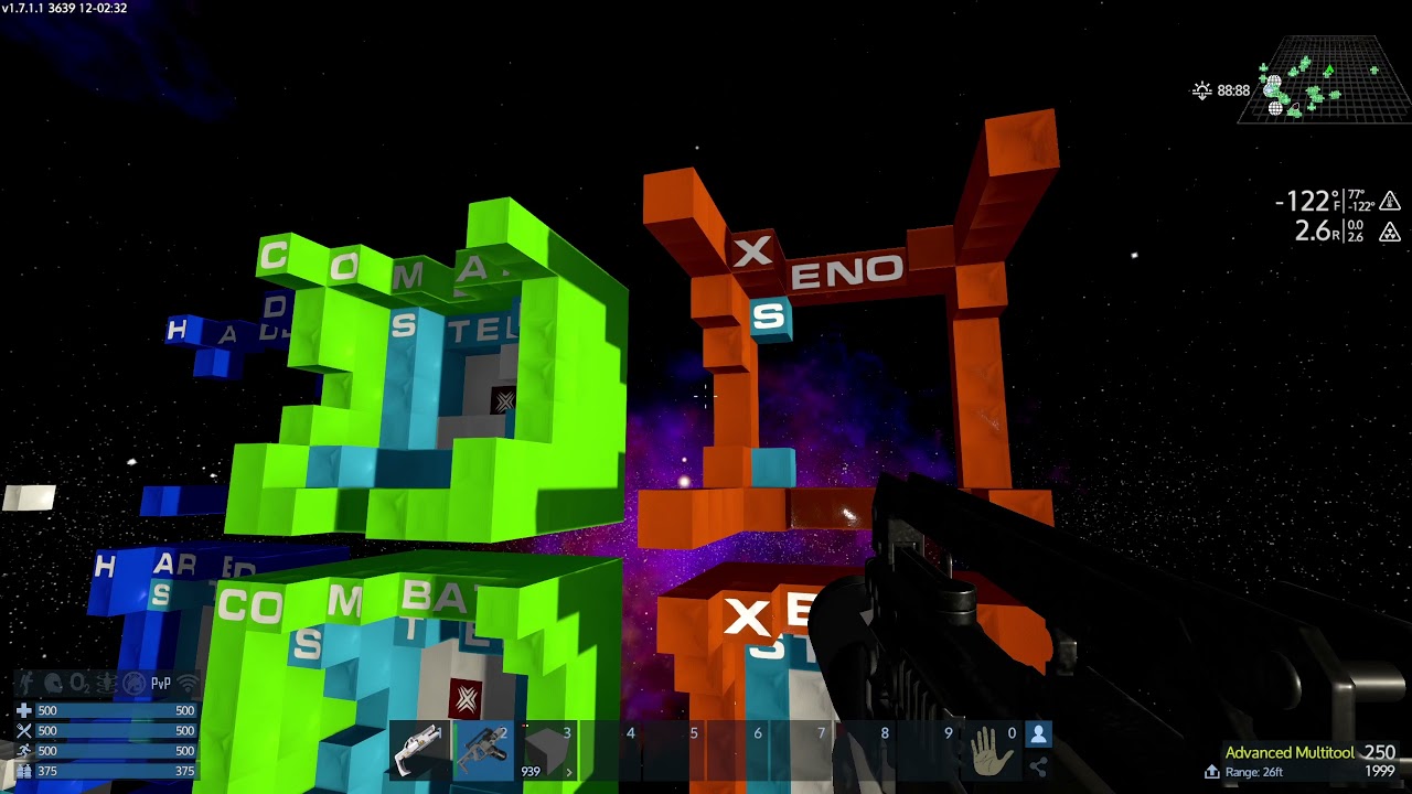 Empyrion: Testing Block Penetration with Explosives (Artillery)