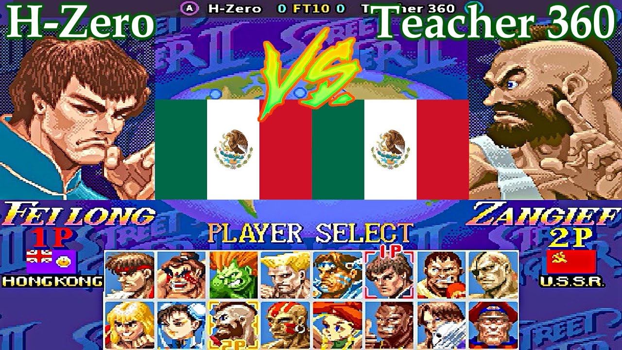 Super Street Fighter II X: Grand Master Challenge - H-Zero vs Teacher 360 FT10