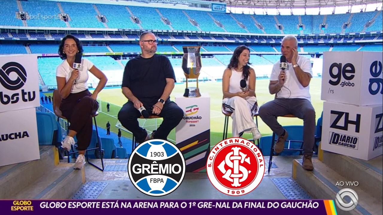 Globo Esporte RS - Grenal 450! Notícias e Times de Grêmio e Inter para o 1° jogo da final do Gaúchão