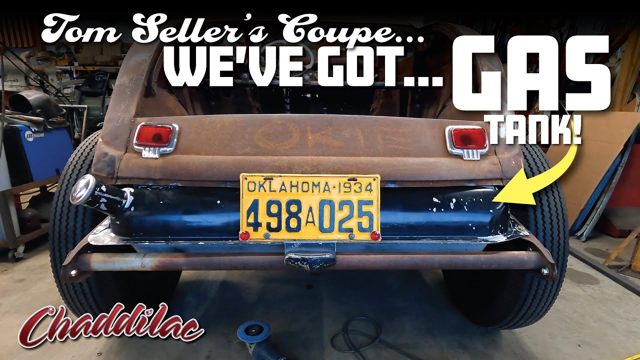 1934 Ford Gas Tank · TSC gets a new gas Tank... Let's cruise!!