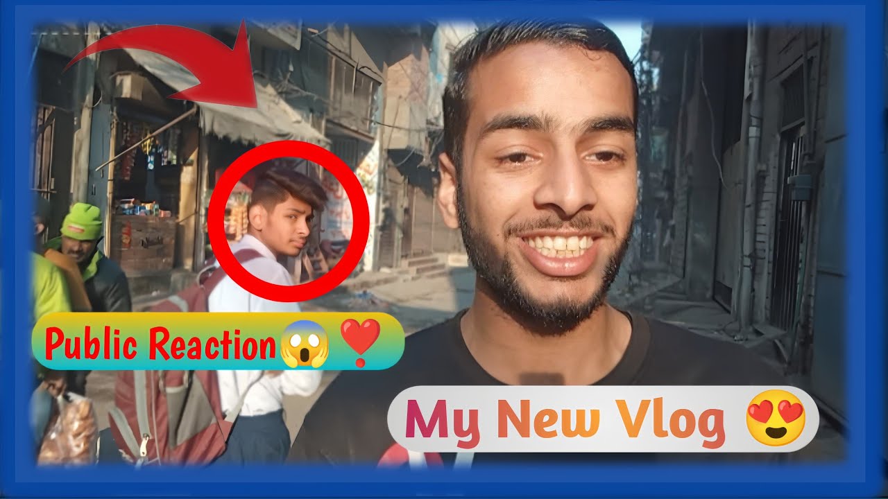 My New Vlog 😍 Public Reaction 😱❣️ 