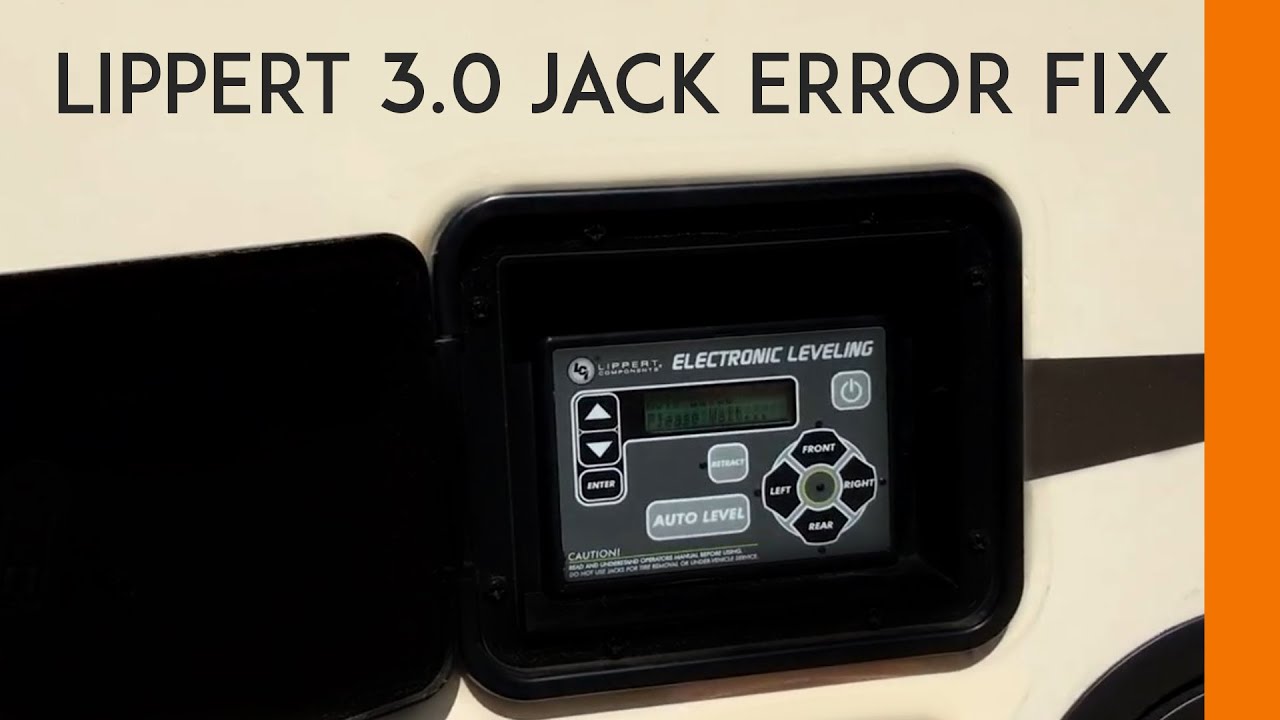 Lippert Ground Control 3.0 Jack Error Fix!