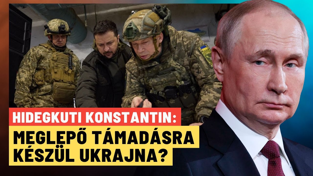 Váratlan bejelentés: Oroszország ellen lép Ukrajna, emelik a tétet – Hidegkuti Konstantin