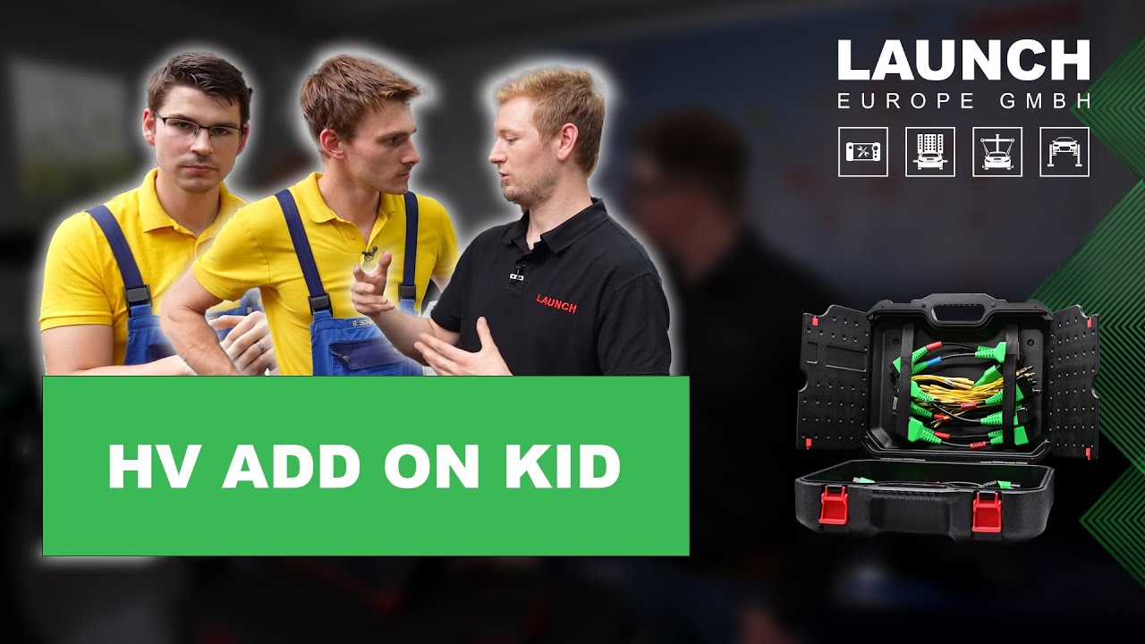 Effiziente Hochvolt Diagnose 👨‍🔧 mit dem LAUNCH HV Add on Kit 🔋🚙