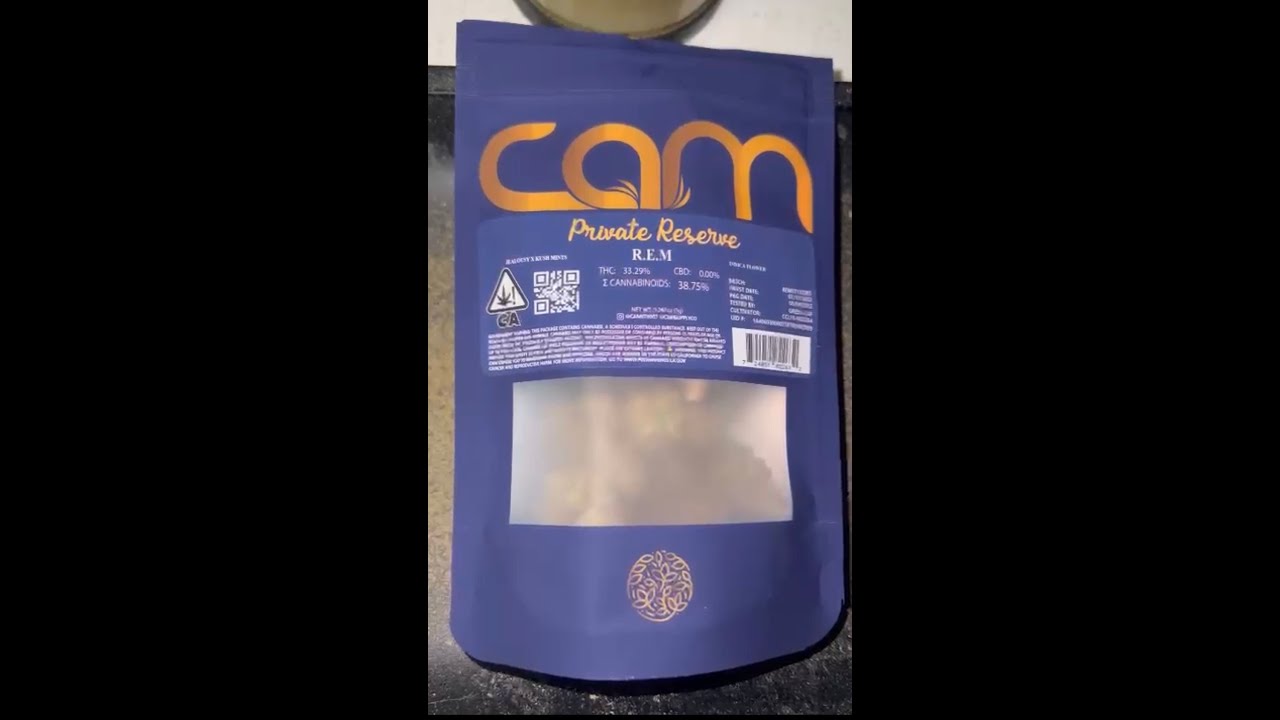 CAM Private Reserve R.E.M   strain  Pre Packaged Quarter 7g