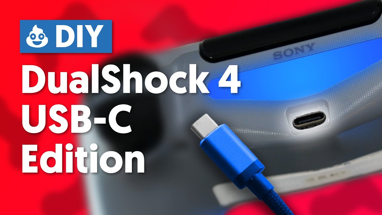 Сделай сам: обновление до USB C на контроллере DualShock 4