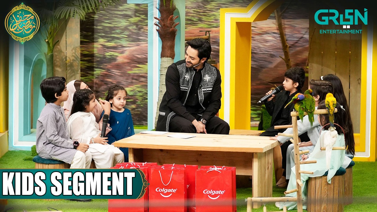 Mehfil e Nunehal Presented by K&N's | Kids Segment Day 07 | Danish Taimoor & Rabia Anum | Green TV